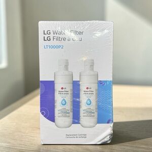 LG LT1000P2 Refrigerator Water Filter Genuine OEM 6 Month 200 Gallon 2 Pack